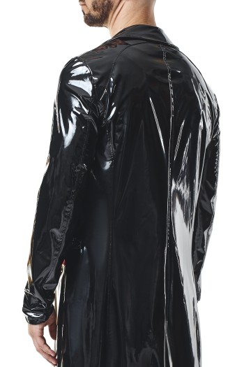 Midi Vinyl Coat RMStefanoPVC black - XL