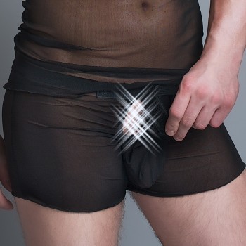 black-transparent Boxer MC/9010 S/M