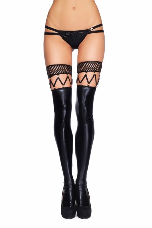 black Hold-ups Marica L/XL by 7-Heaven