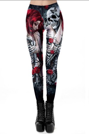 Skull Leggings 90516 - XL