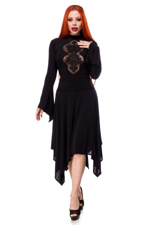 Kleid mit Spitzeneinsatz 90520 von Ocultica