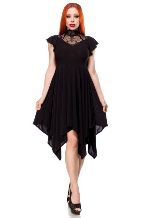 Dress with lace insert 93000 - XL