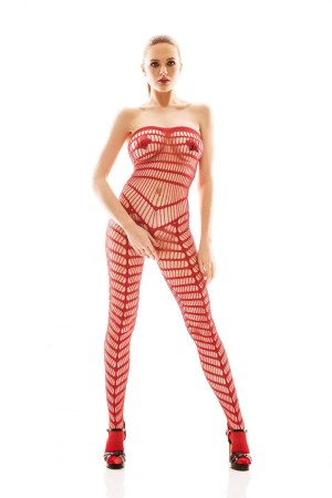 red Bodystocking AA052199 - S/M