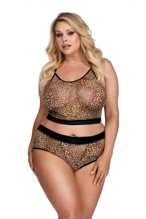 leo Set AA052952 by Anais Apparel Plus Size