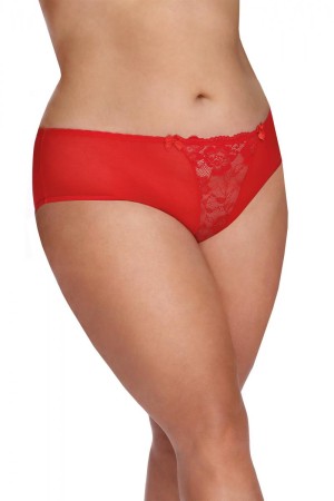 roter Knickers mit Spitze AA052955 - 5XL/6XL