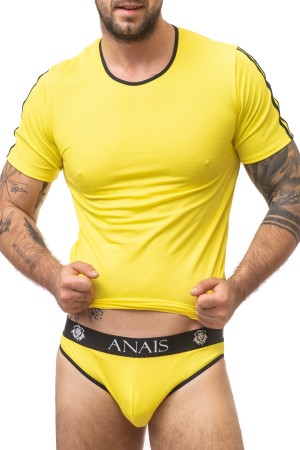 Men T-Shirt 053412 yellow - M