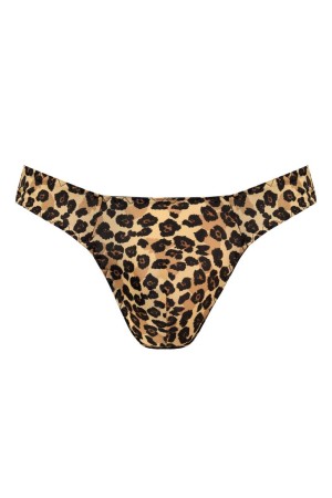 Herren String 052815 Leopard - M