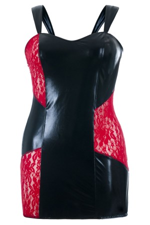 black/red chemise SB/1006 42/44 Sexy Base