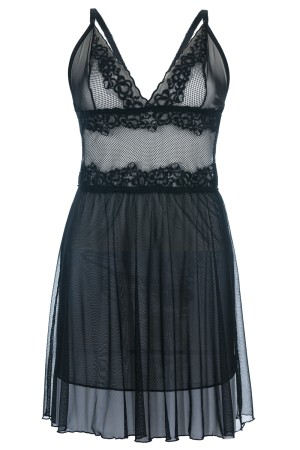 black chemise SB/1010 46/48 Sexy Base