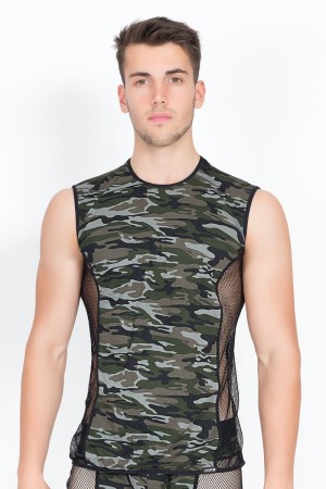 camouflage V-Shirt Military 58-77 S
