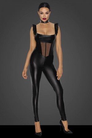 black Powerwetlook Overall F256 - XXL