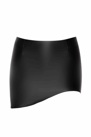 F305 Legacy wetlook mini skirt - L