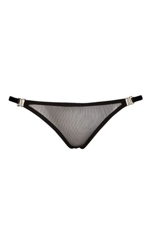 black thong F119S L by Noir Handmade