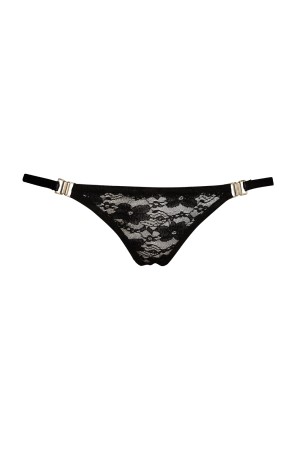 black thong F120 XL by Noir Handmade