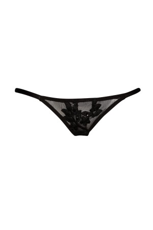 black thong F121 3XL by Noir Handmade