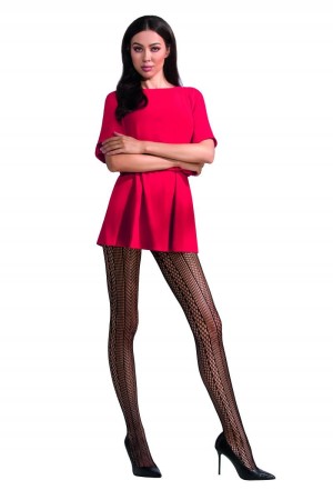 net tights TI043 black - 1/2