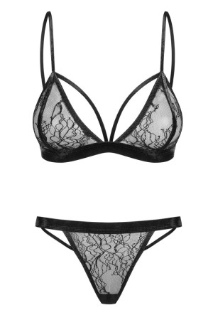 060718 Set aus Bralette Spitze und String by Petite Noir