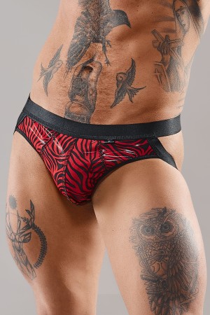 Jock Strap REPatrick001 black/red - XL