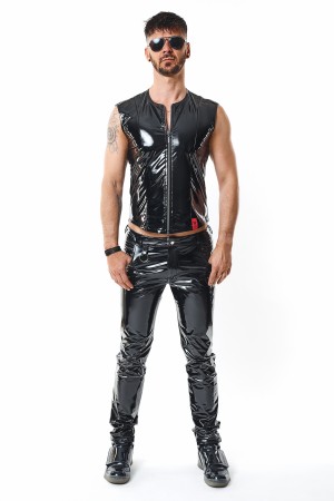 PVC vest RMOtelloPVC black by nextGEN collection