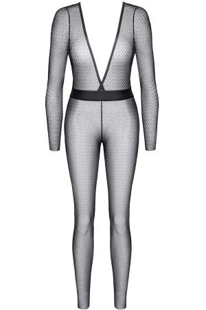 schwarz/silbernes Jumpsuit STEdvige001 - S