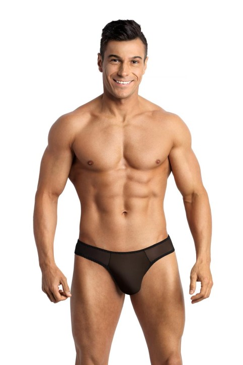 Herren String 052803 schwarz - XL