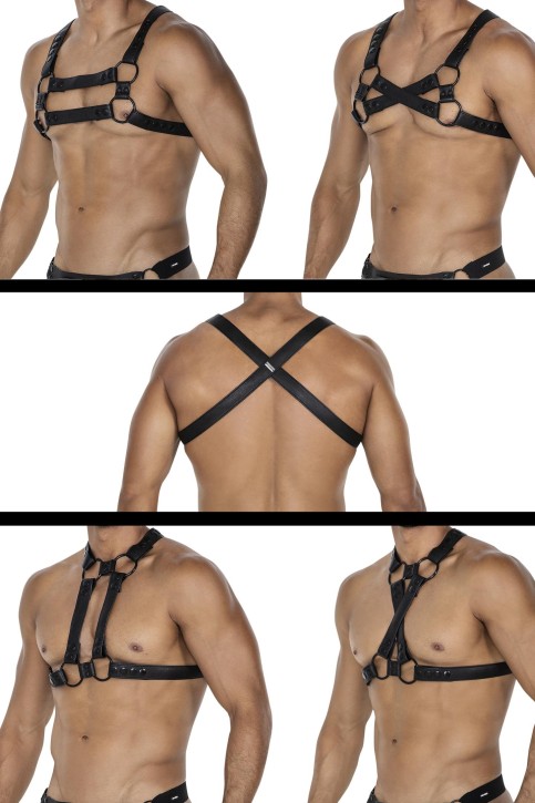 black chest harness 06 - OS