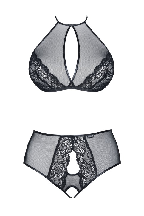 schwarzes Set Yolande - XL