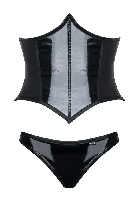 schwarzes Set Cindy - XXL