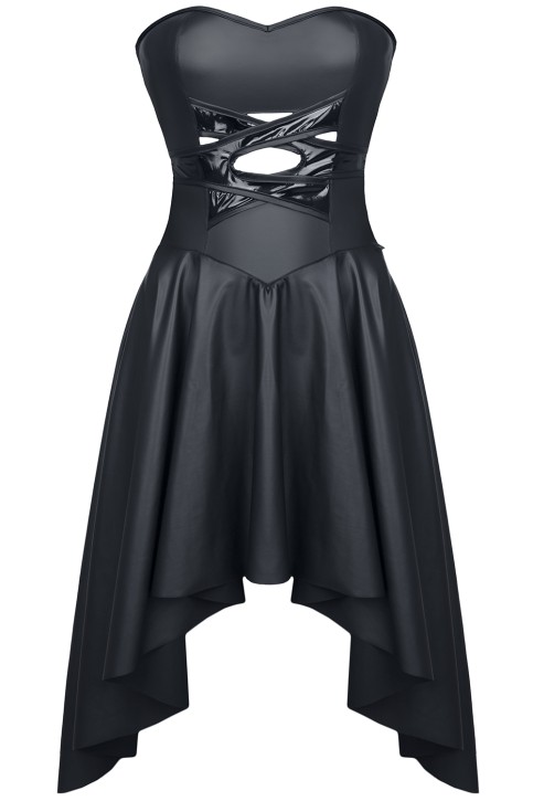 schwarzes Kleid DE438 - S von Demoniq