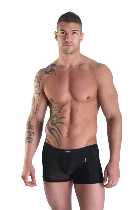 black Boxer Open Heart L by Look Me