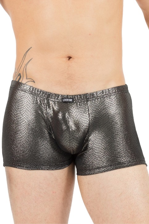 silberner Herren-Boxer Reptile 60-67 M von Look Me