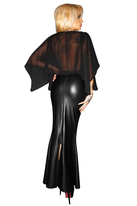 black long dress F108 XXL by Noir Handmade