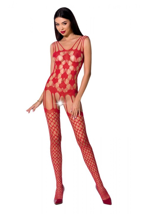 red ouvert Bodystocking BS67 by Passion