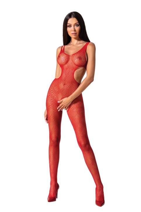 red ouvert Bodystocking BS085 - S/L