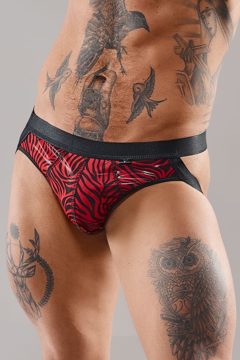 Jock Strap REPatrick001 black/red - L