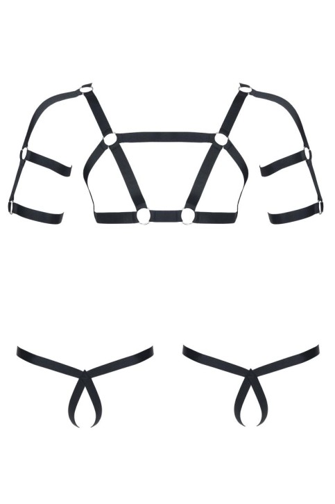 Harness SET011 schwarz - XXL/XXXL