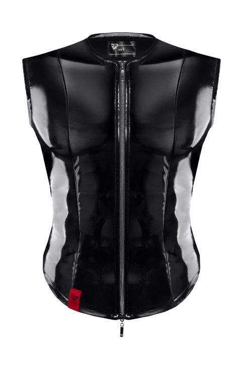 PVC vest RMOtelloPVC black - L